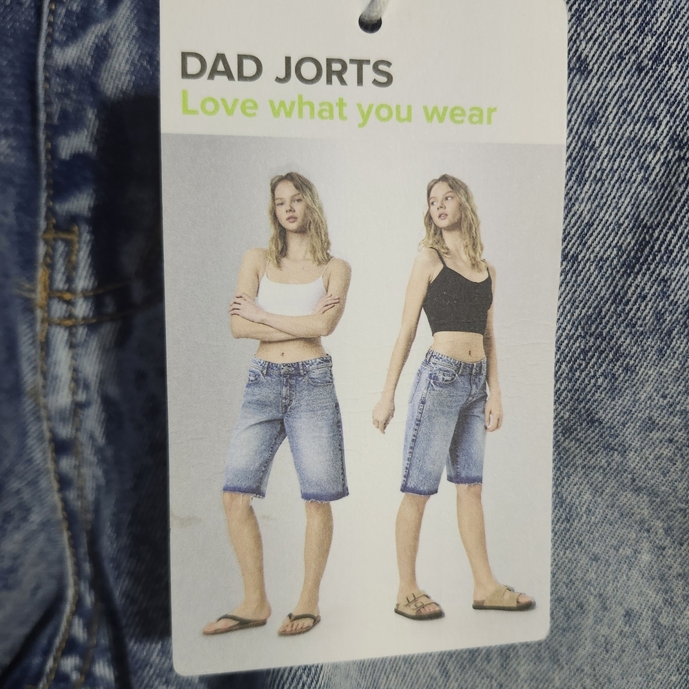 Witty Fox 90s Baggy Dad Jorts Sz 11 - Picture 7 of 9